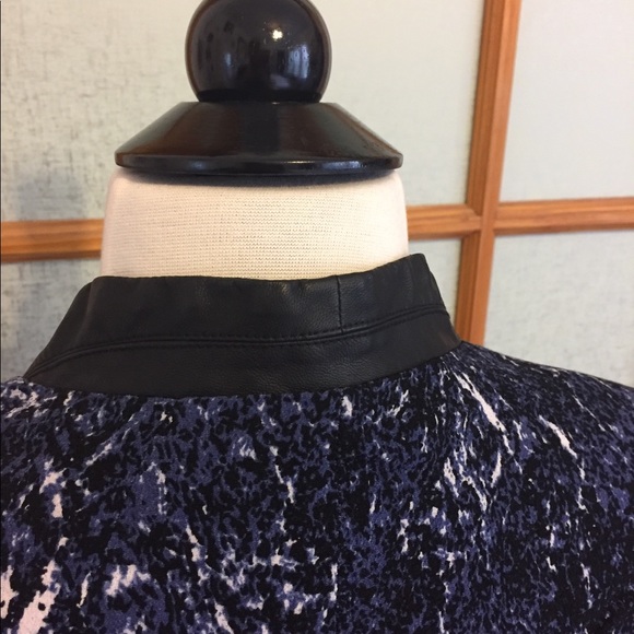 ❌SOLD❌Carmakoma Vegan Leather Psychedelic Swirl Blazer - Picture 10 of 14